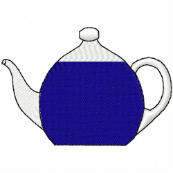Teapots Embroidery Design 10 Teapots Embroidery Design 10